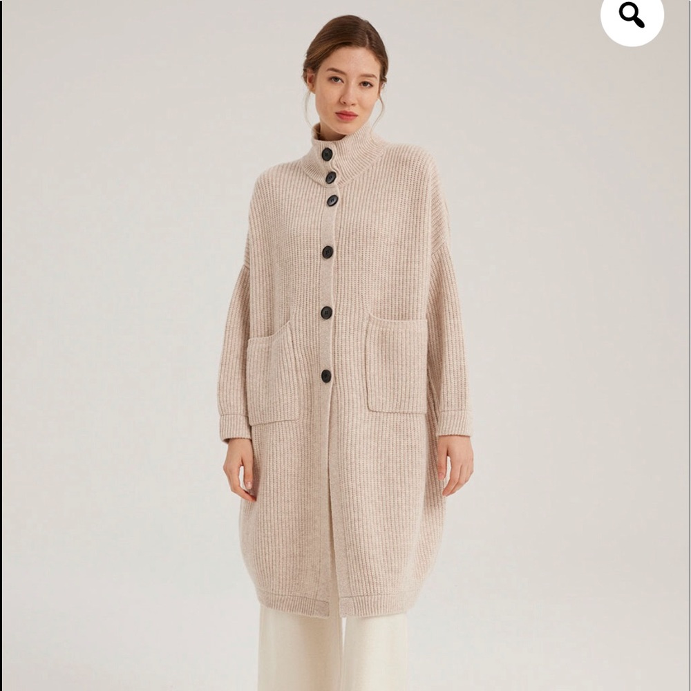Nap Lounge Wear - Box Cut Oversized Cardigan NWT (see sizing pic)